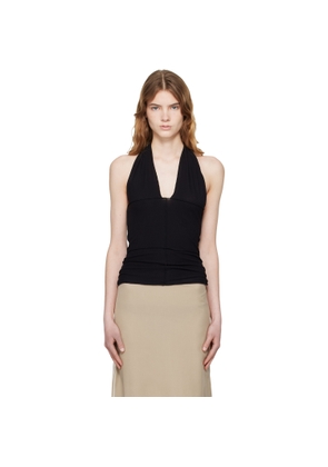 Baserange Black Cinder Halter Top