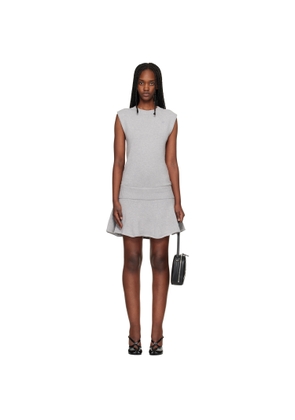 Stefan Cooke Gray Knitted Tank Minidress