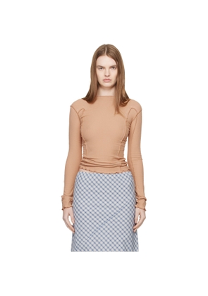 Baserange Tan Omato Long Sleeve T-shirt