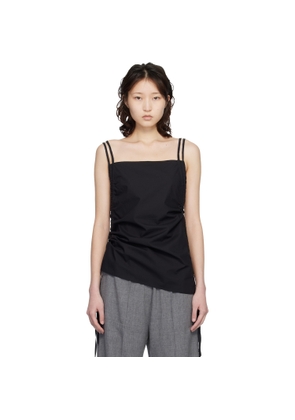 Baserange Black Pictorial Strap Camisole