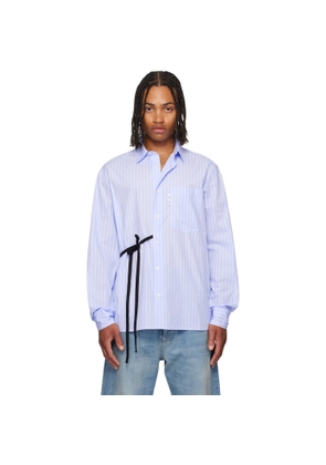 ABRA SSENSE Exclusive Blue Cotton Shirt