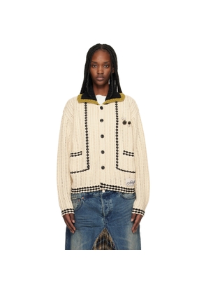 Andersson Bell Off-White New Fantasia Collar Cardigan