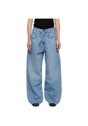 AGOLDE Blue Vana Fold Jeans