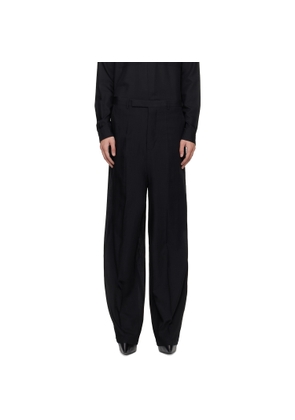 Rick Owens Black Temple Tailored Firbanks Trousers