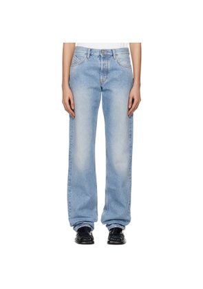 The Attico Blue Long Jeans