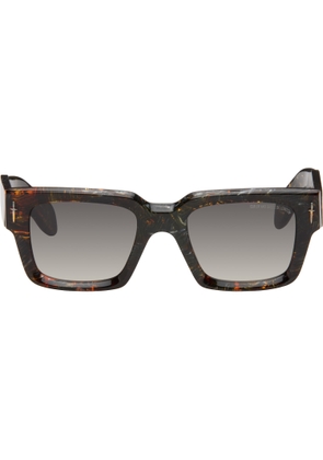Cutler and Gross Brown & Black The Great Frog Edition Titan Square Sunglasses