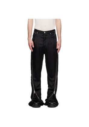 Rick Owens Black Temple Bolan Banana Trousers