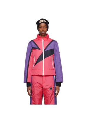 Palm Angels Pink Thunderbolt Ski Jacket