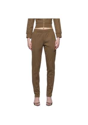 The Attico Brown Bonded Logo Lounge Pants