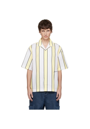 JACQUEMUS White & Yellow 'The Jean' Shirt