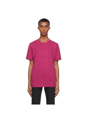 Saint Laurent Pink Rive Gauche Logo T-Shirt