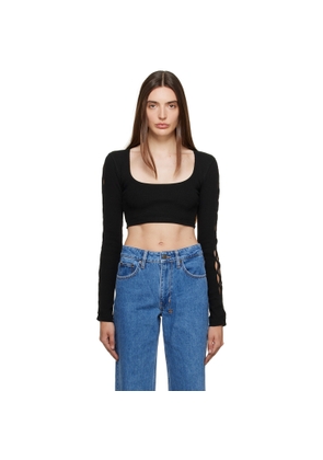 Ksubi Black Fantasy Long Sleeve T-Shirt