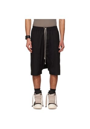 Rick Owens Black Temple Rick S Pods Shorts