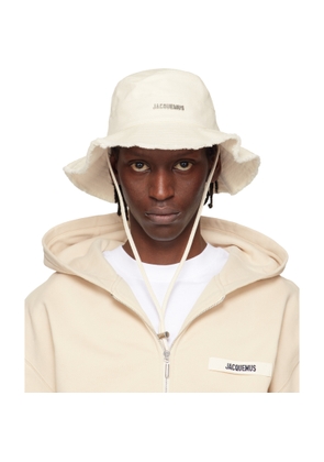JACQUEMUS Off-White Les Classiques 'The Artichaut' Bucket Hat
