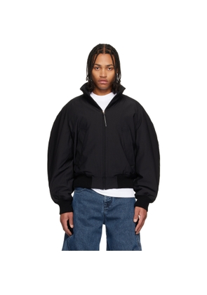 JACQUEMUS Black 'Le Bomber Aero' Bomber Jacket