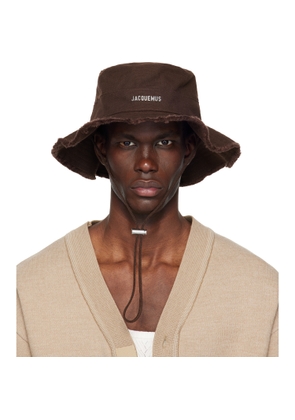 JACQUEMUS Brown 'The Artichaut' Bucket Hat