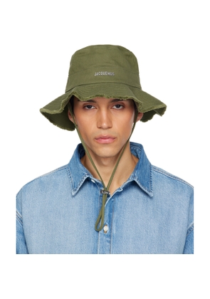 JACQUEMUS Khaki 'The Artichaut' Bucket Hat