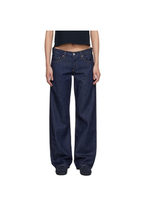 AGOLDE Blue Low Rise Loose Jeans