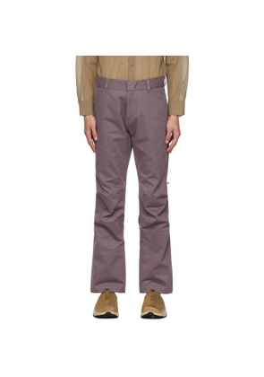 Olly Shinder Purple Zip Trousers