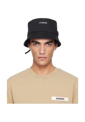 JACQUEMUS Black Les Classiques 'The Gadjo' Bucket Hat