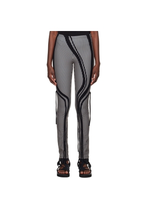 Ottolinger Green & Pink Strappy Leggings
