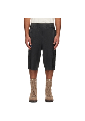 AAPE by A Bathing Ape Gray Main Sweat Shorts
