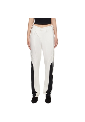 Ottolinger White Asymmetric Trousers