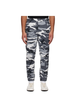 AAPE by A Bathing Ape Gray Logo Patch Sweatpants