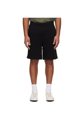 AAPE by A Bathing Ape Black 'AAPENOW' Moonface Logo Sweat Shorts