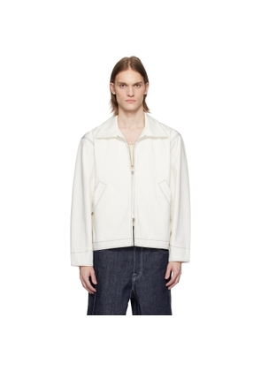 Karmuel Young White 2-Way Pocket Square Jacket