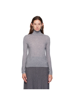 LISA YANG Gray Lory Turtleneck