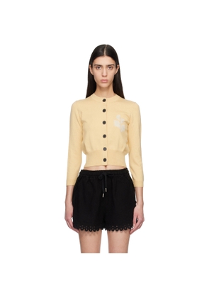 Isabel Marant Etoile Yellow Newton Cardigan