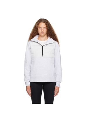 Canada Goose Silver Muskoka Down Sweatshirt