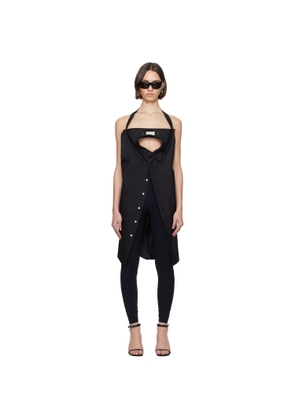 NVL-GARDE Black Open Back Oversized Shirt