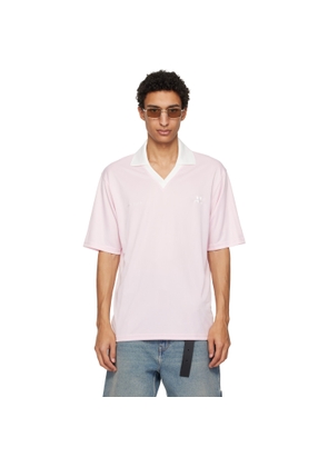 Courrèges Pink Oversized Sports Polo