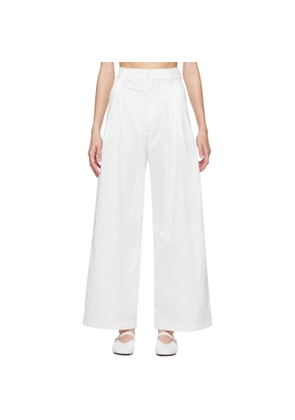 Kika Vargas White Olympe Trousers