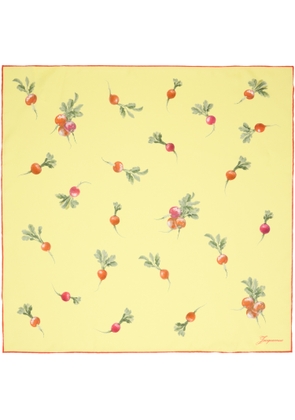 JACQUEMUS Yellow 'The Radish' Scarf