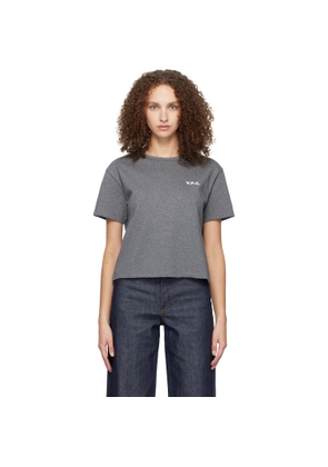 A.P.C. Gray Boxy Petit 'VPC' T-shirt