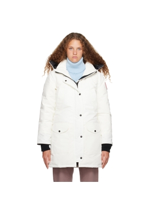 Canada Goose White Trillium Down Jacket