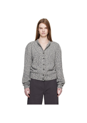 Magda Butrym Gray Classic Marled Cardigan