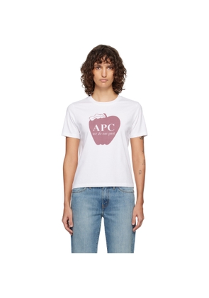 A.P.C. White Pomme T-shirt