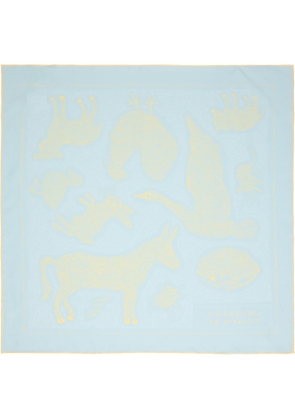 JACQUEMUS Blue 'Le Paysan' Scarf