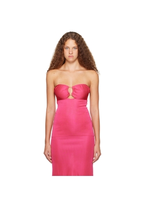 TOM FORD Pink Strapless Tank Top