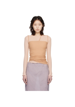 Baserange SSENSE Exclusive Tan Nida Tank Top