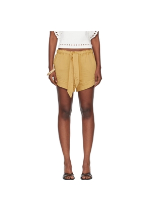 Isabel Marant Etoile Tan Birva Shorts