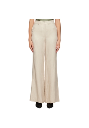 ANINE BING Off-White Lyra Trousers