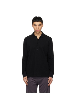 Courrèges Black Oversized Polo