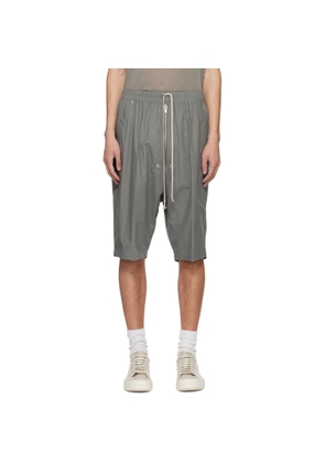Rick Owens Gray Temple Bela Pods Shorts