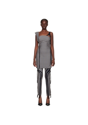 Ottolinger Black & White Plaid Minidress
