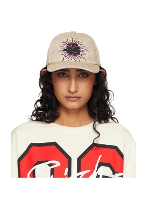 Vivienne Westwood Beige Marble Denim Baseball Cap